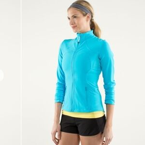 GUC Lululemon Forme Jacket Spry Blue small 4/6 $108 retail